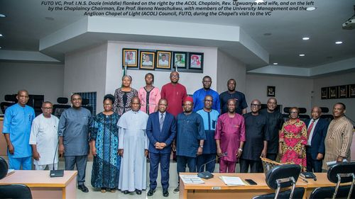 FUTO VC, Prof. Dozie Highlights Chaplaincies’ Role in Students’ Character Formation