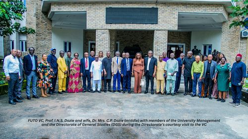 General Studies: FUTO’s Directorate Pledges Support for Dozie’s Academic Excellence Agenda