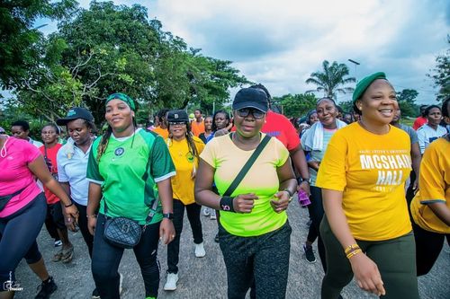 FUTOWA Holds Historic Fitness Walk at FUTO