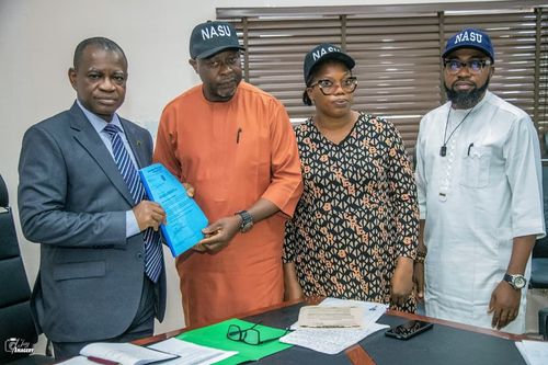 FUTO VC Receives NASU Leadership, Advocates Capacity Building for Members 