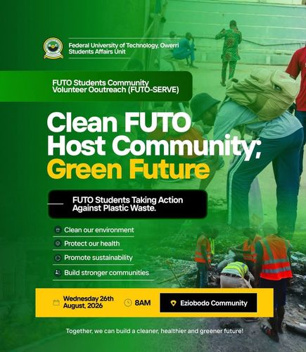 FUTO Takes Environmental Sanitation To Eziobodo Community