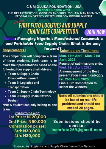 FUTO Launches First Logistics and Supply Chain Case Competition